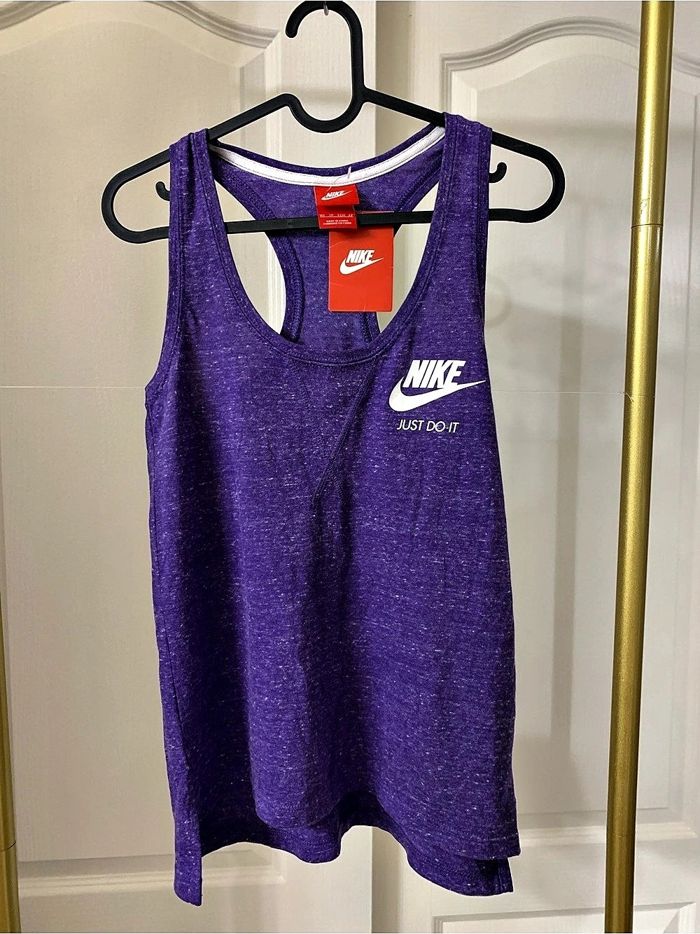 Nike Heather Purple Athletic Tank Size XS NWT